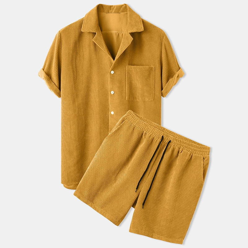 Callum Wren | Corduroy Short Set For Men