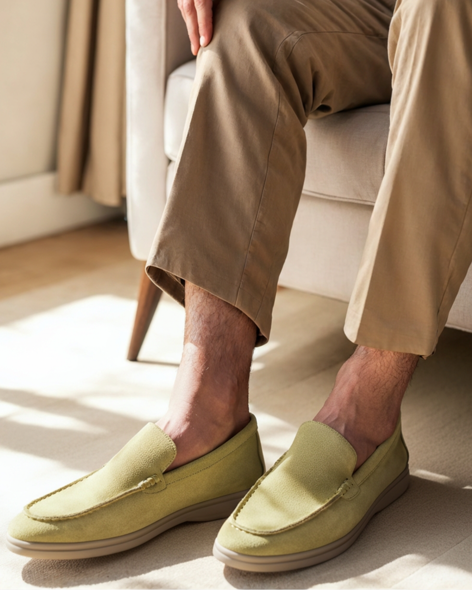 Giovanni Bellini | Suede Slip-On Loafers with Refined Comfort For Men