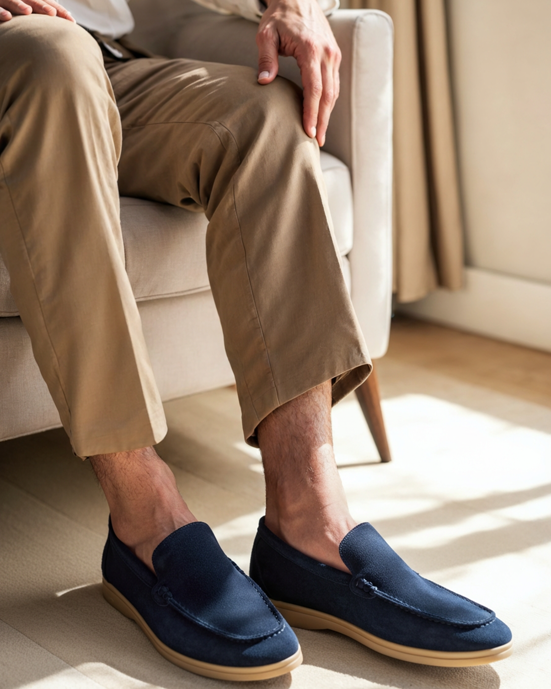Giovanni Bellini | Suede Slip-On Loafers with Refined Comfort For Men