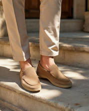 Giovanni Bellini | Suede Slip-On Loafers with Refined Comfort For Men