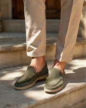 Giovanni Bellini | Suede Slip-On Loafers with Refined Comfort For Men