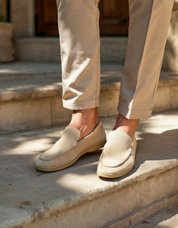 Giovanni Bellini | Suede Slip-On Loafers with Refined Comfort For Men