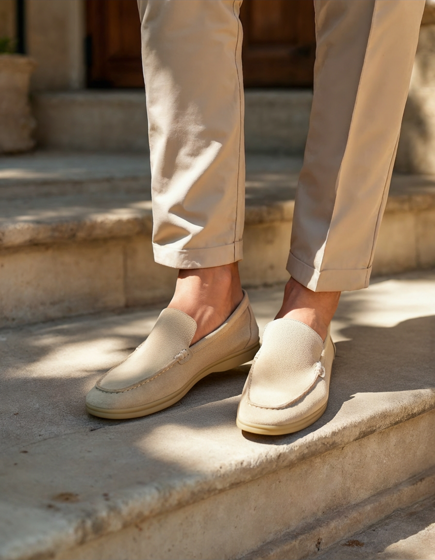 Giovanni Bellini | Suede Slip-On Loafers with Refined Comfort For Men