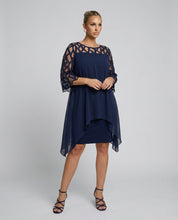 Ava Harrington | Mesh Sleeve Cape Mini Dress For Women