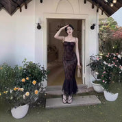 Phoebe Wright | Lace Maxi Races Dress For Women
