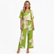 Amelia Thorncliffe | Floral Two-Piece Set For Women