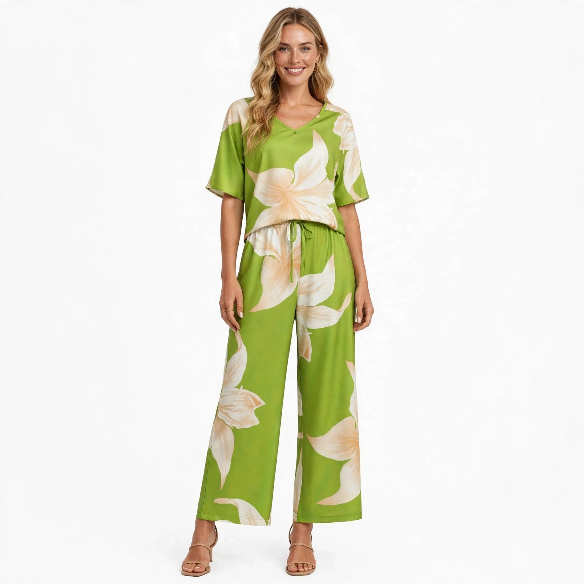 Amelia Thorncliffe | Floral Two-Piece Set For Women