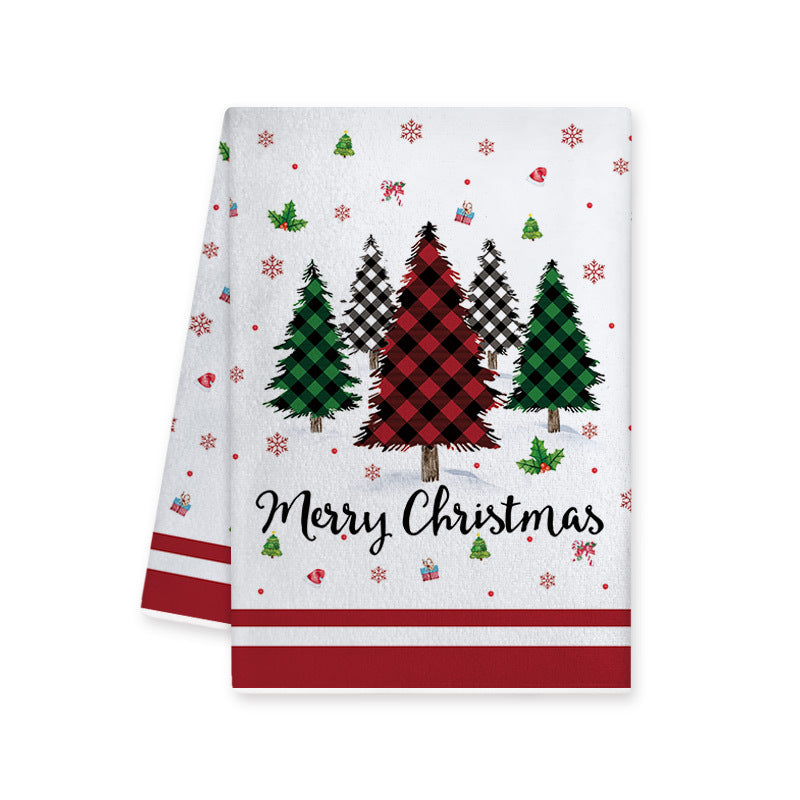 Joyful Home | Red Buffalo Plaid Christmas Kitchen Towel Unisex