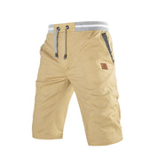 Callan Ashby | Cotton Cargo Cropped Shorts For Men