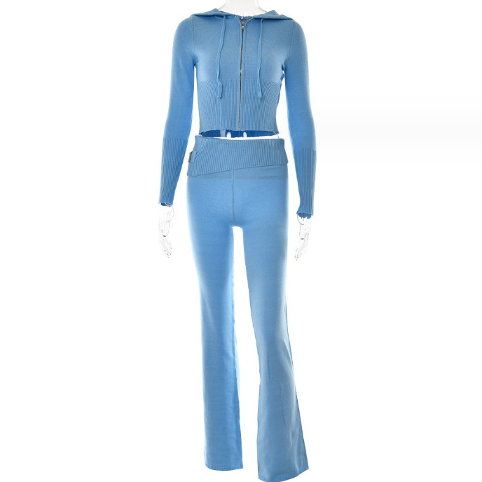Sienna Moreau | Ribbed Lounge Set With Luxe Sculpted Fit Detail