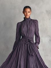 Eloise Sheffield | Plaid Blouse And Skirt Set For Women