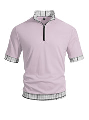Benjamin Foster | Half-Zip Polo Shirt For Men