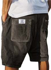 Callan Ridgeway | Corduroy Multi-Pocket Shorts For Men