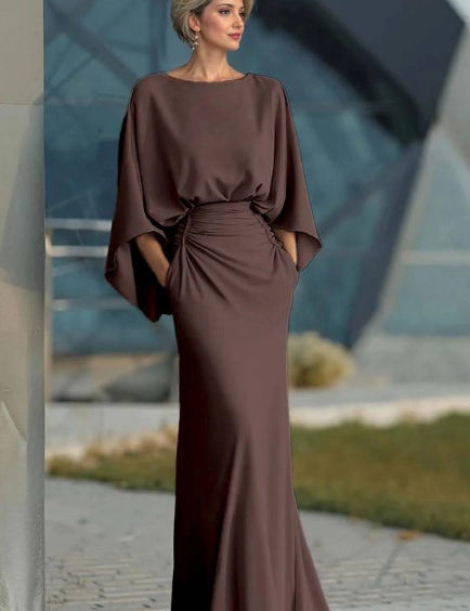 Elise Robertson | Batwing Sleeve Maxi Dress For Women