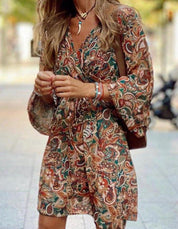 Charlotte Turner | Printed Boho Midi Dress For Women