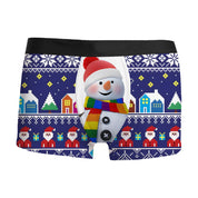 Tree Topper | Green Tree Print Christmas Underwear For Men