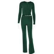 Sienna Moreau | Ribbed Lounge Set With Luxe Sculpted Fit Detail