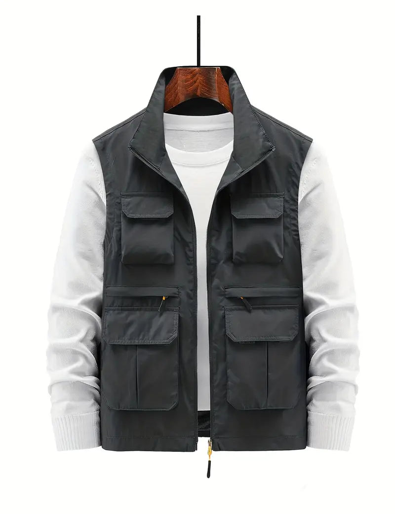 Marco Bellini | Utility Cargo Vest For Men