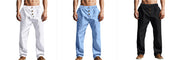 Owen Mitchell | Relaxed Linen-Blend Beach Trousers For Men
