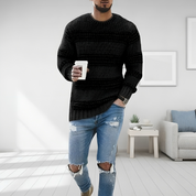 Lorenzo Vale | Textured Knit Sweater For Men