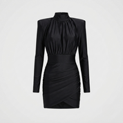 Elise Alderton | Long Sleeve Ruched Mini Dress For Women