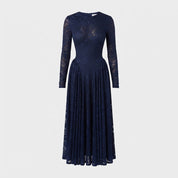 Elise Campbell | Printed Mesh Maxi Dress For Women