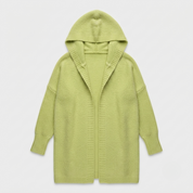 Elise Thornton | Oversized Hooded Knit Cardigan For Women
