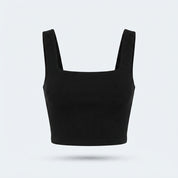 Eliza Reid | Sleeveless Square Neck Crop Top For Women