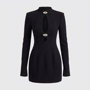Ella Robertson | Cutout Long Sleeve Mini Dress For Women