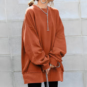 Elena Moretti | Oversized Essential Sweatshirt For Women