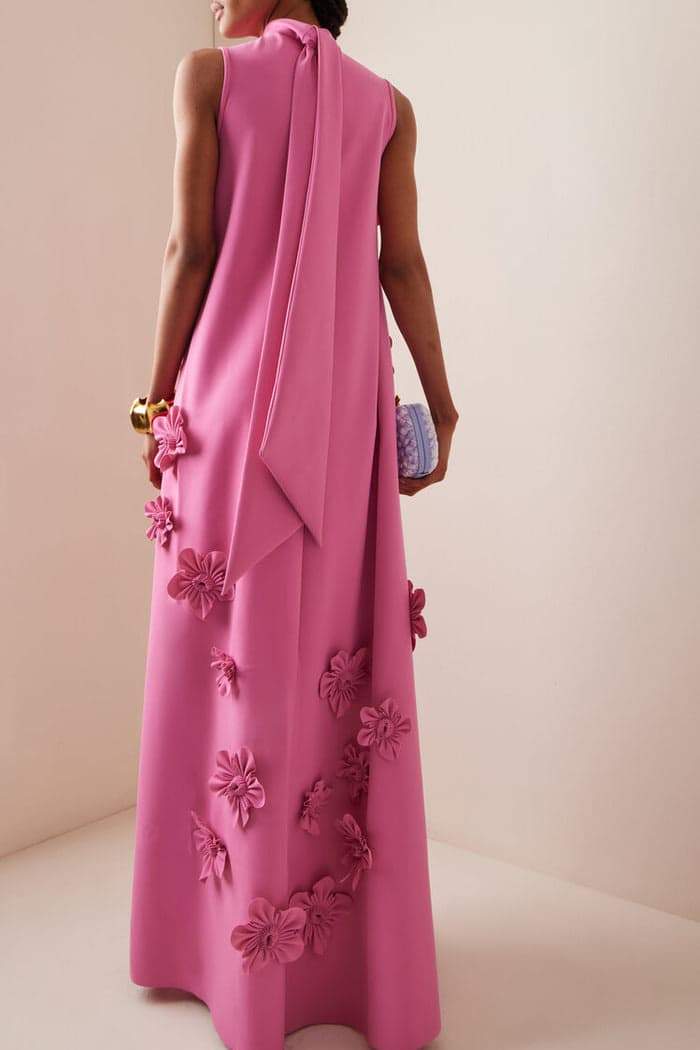 Claudia Winslow | Floral Embellished Maxi Dress For Women