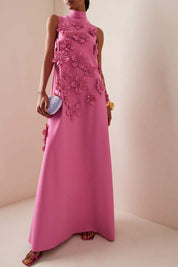 Claudia Winslow | Floral Embellished Maxi Dress For Women