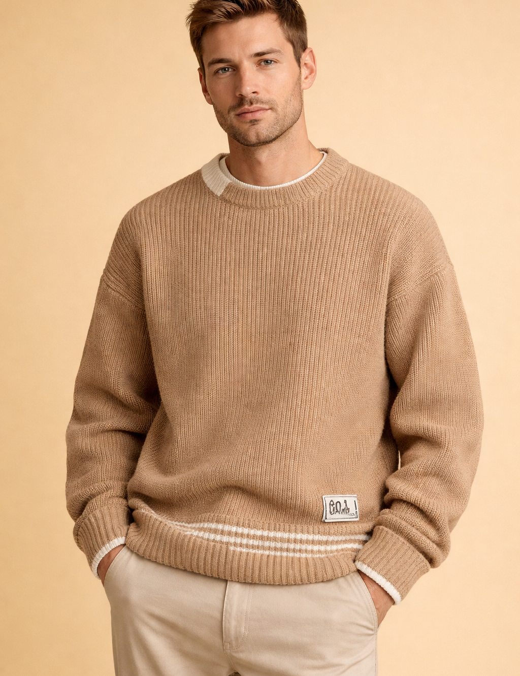 Noah Laurent | Luxury Outdoor Knit Sweater For Men