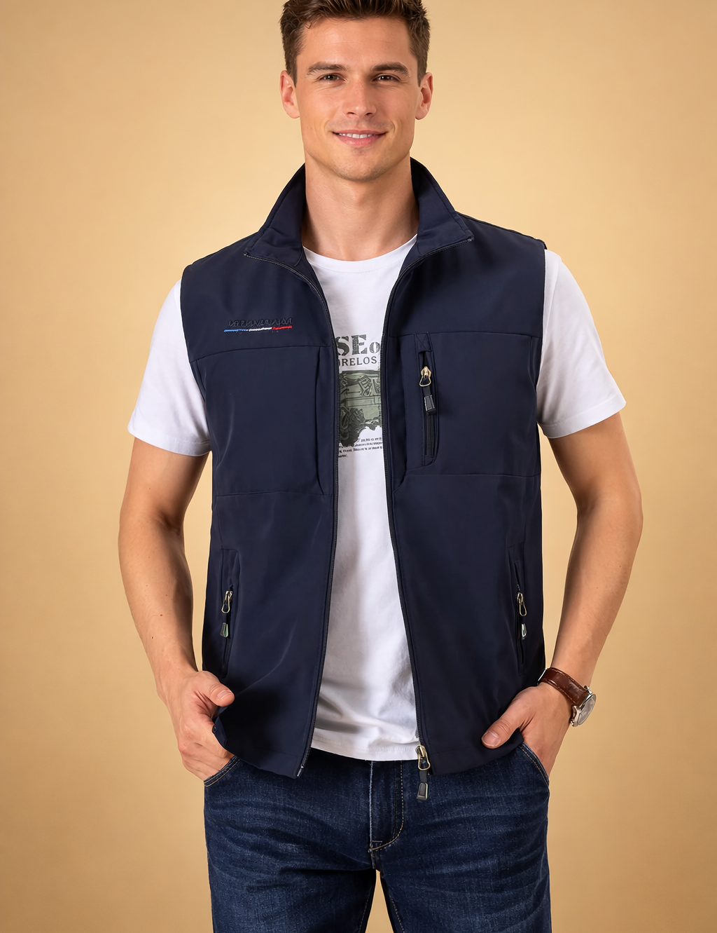 Julien Moreau | Luxury Softshell Bodywarmer For Men