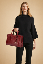 Élodie Marchand | Croc Élégance Structured Handbag