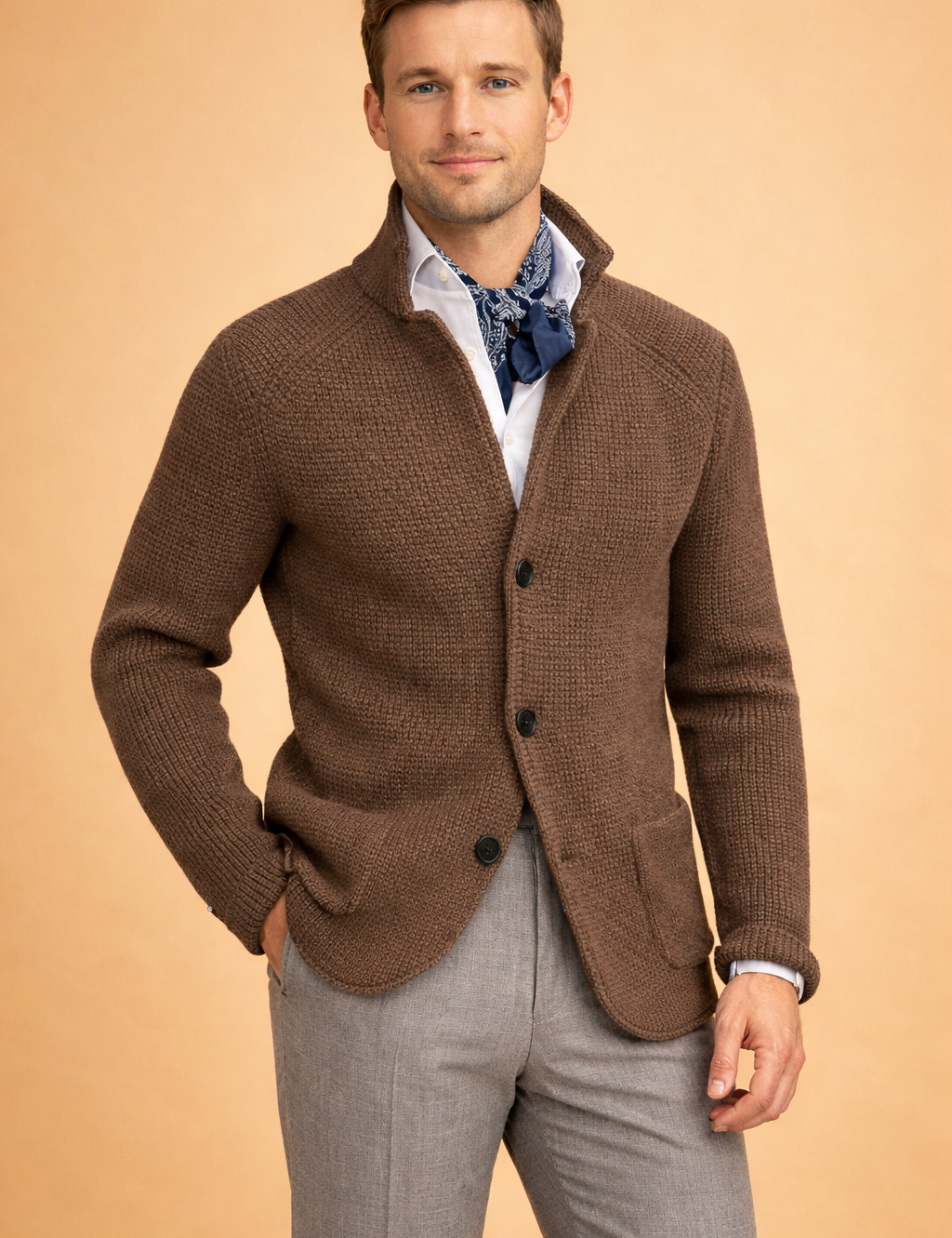 Matteo Ricci | Luxury Knit Cardigan For Men