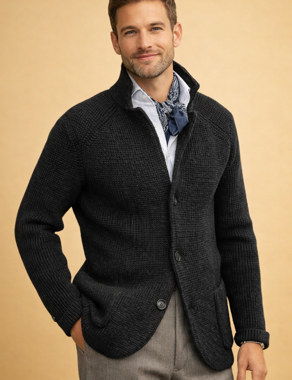 Matteo Ricci | Luxury Knit Cardigan For Men