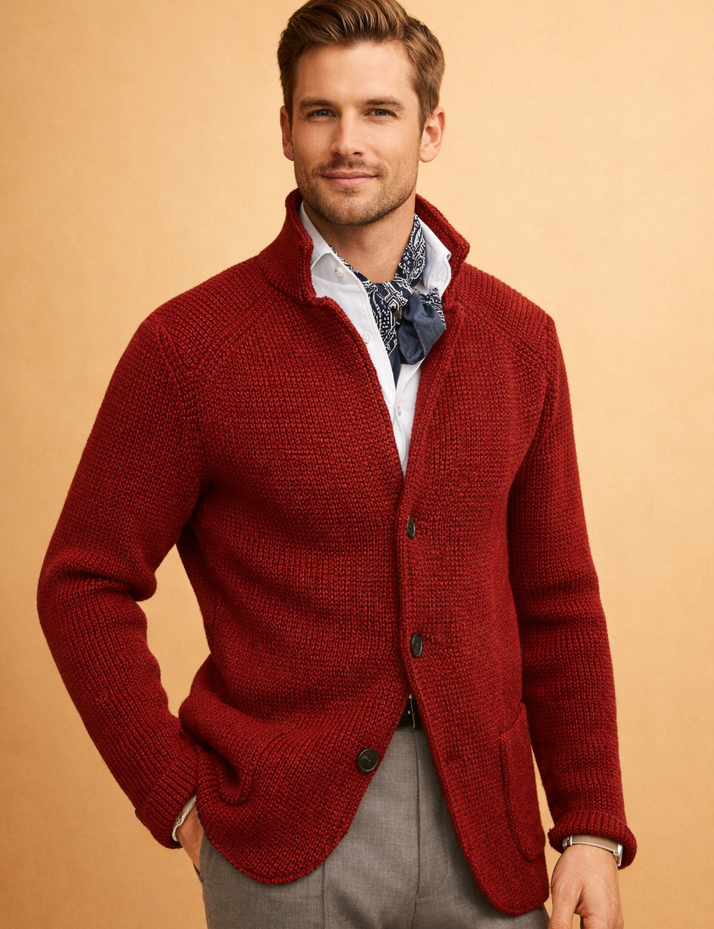 Matteo Ricci | Luxury Knit Cardigan For Men