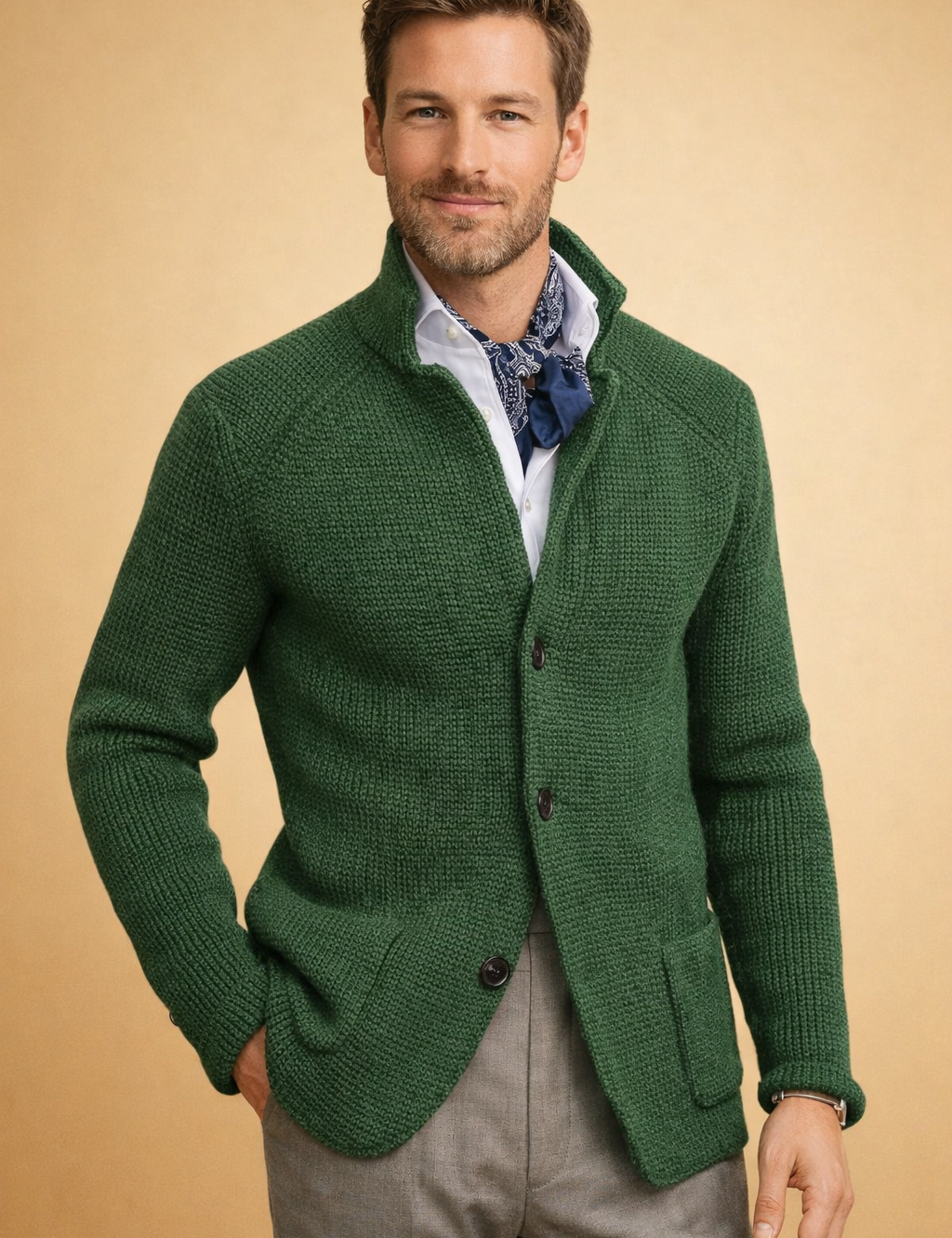 Matteo Ricci | Luxury Knit Cardigan For Men
