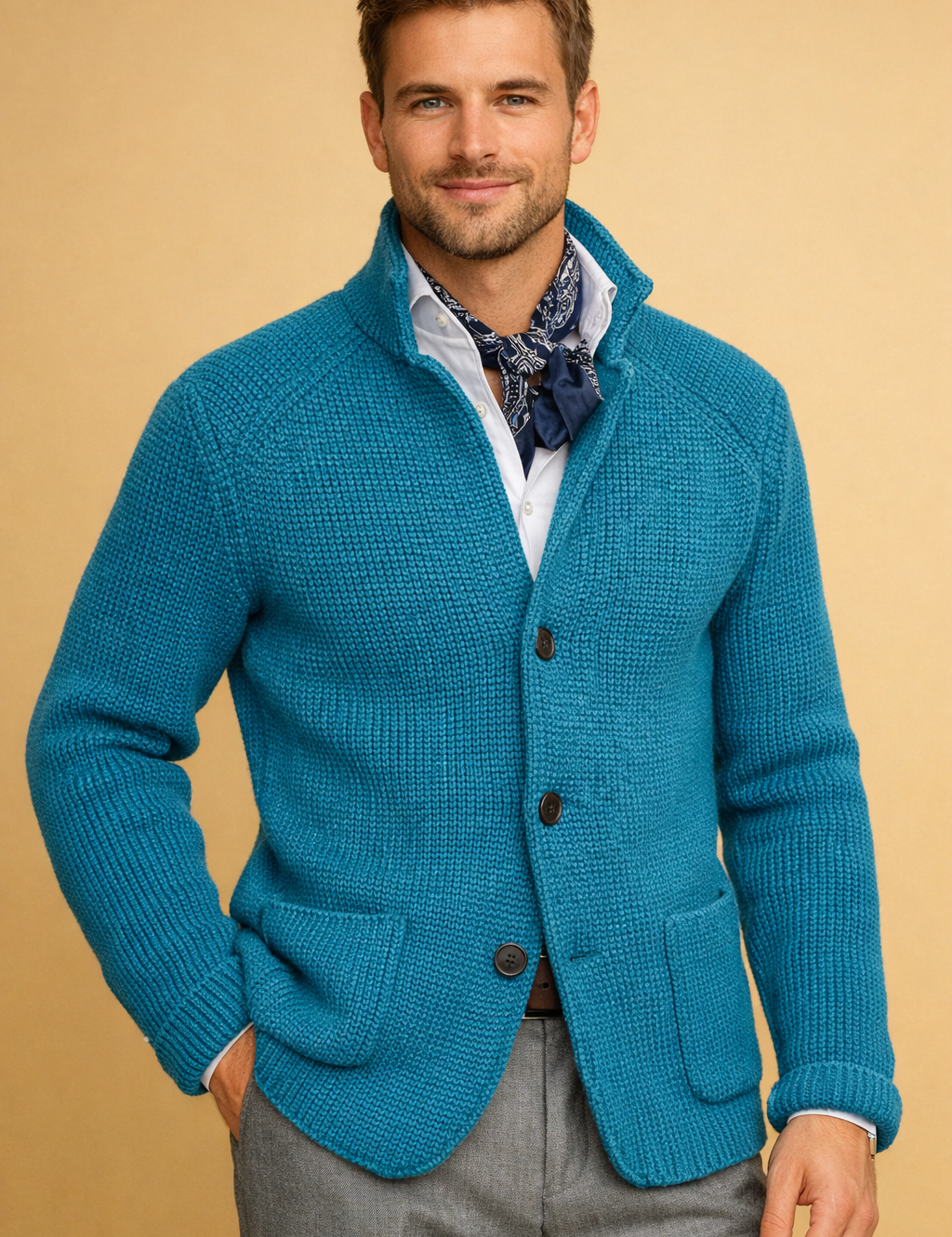 Matteo Ricci | Luxury Knit Cardigan For Men