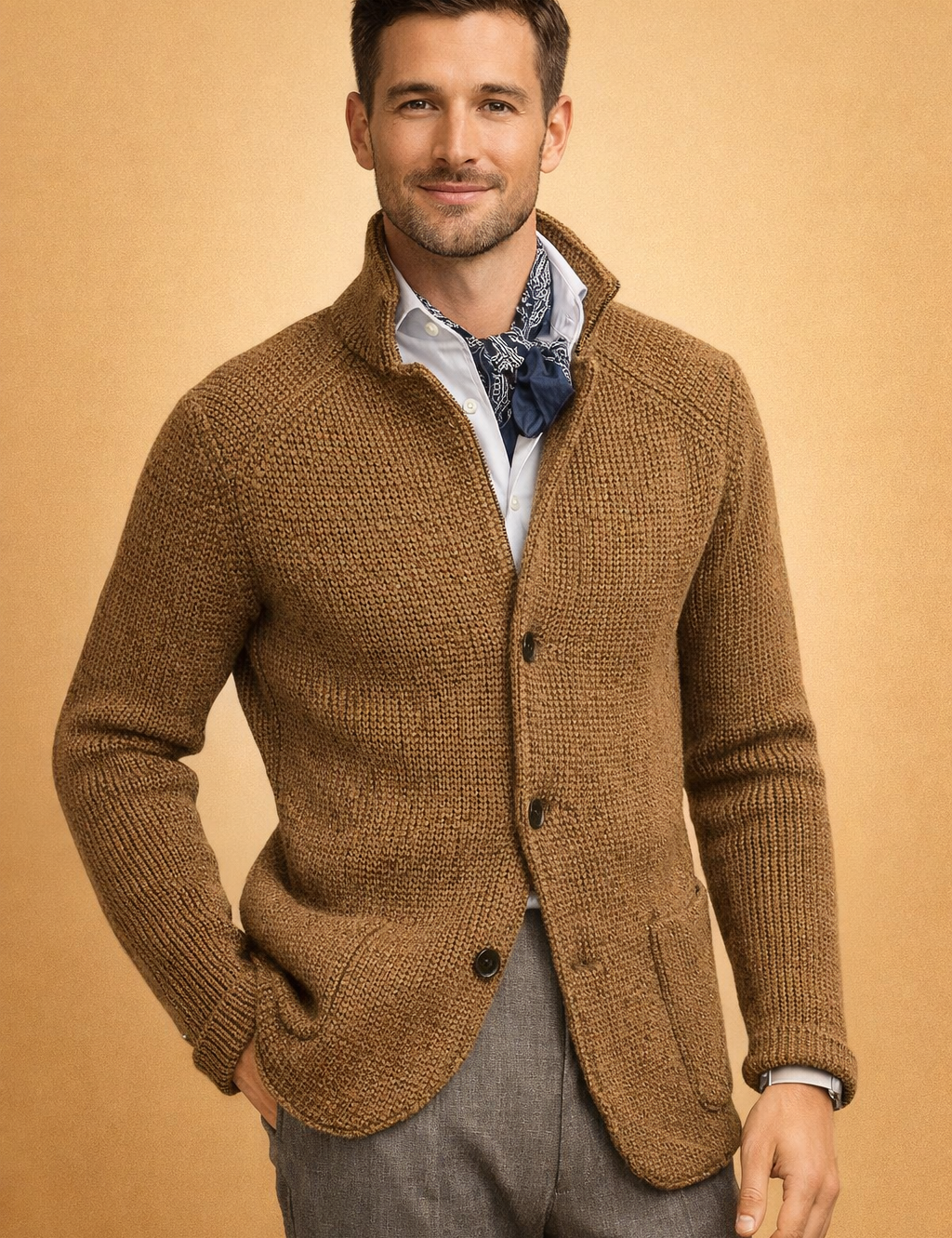 Matteo Ricci | Luxury Knit Cardigan For Men