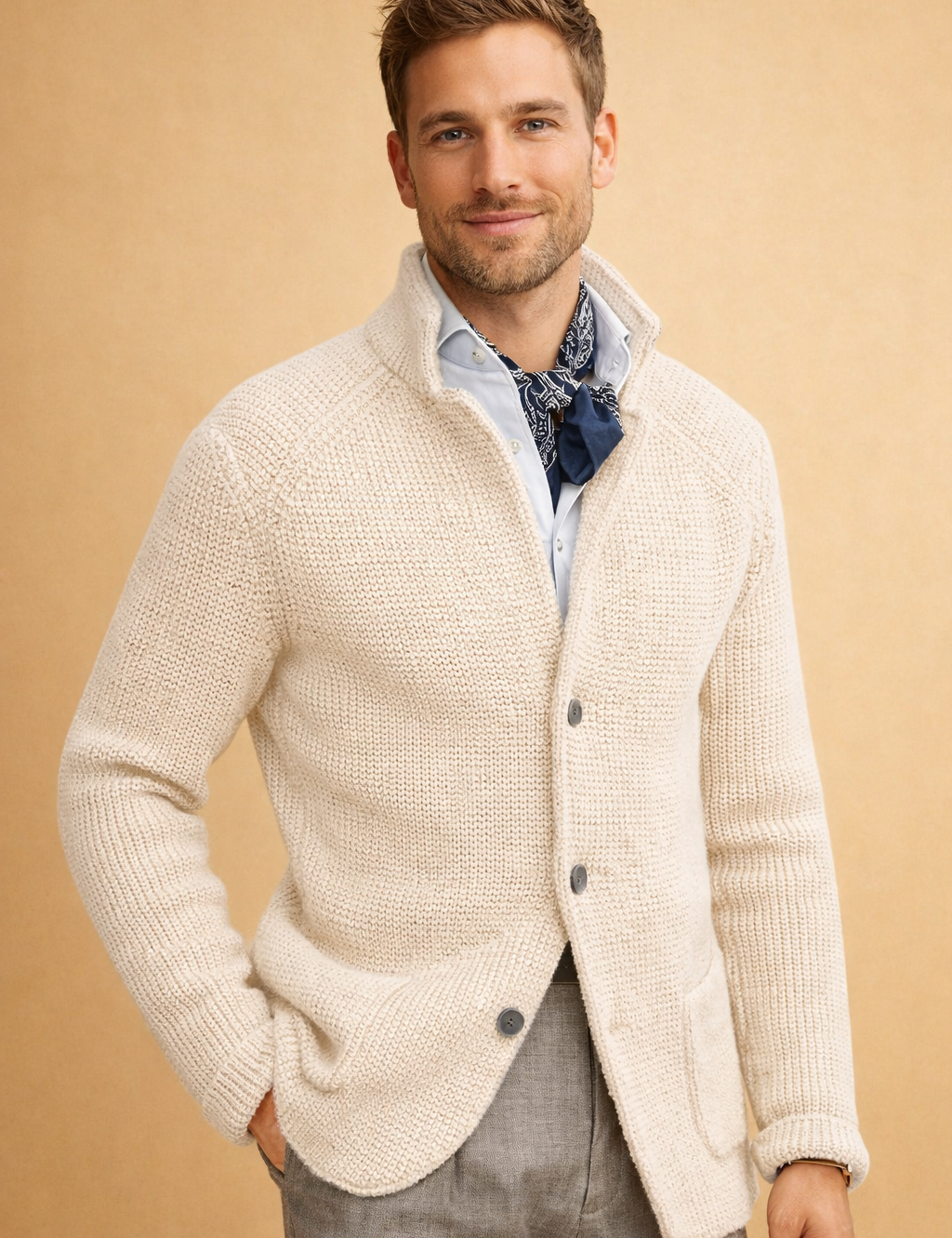 Matteo Ricci | Luxury Knit Cardigan For Men