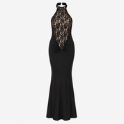 Evie Sharpe | Lace Halterneck Maxi Dress For Women