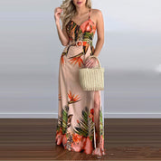Georgia Blackwood | Floral Halter Races Dress For Women