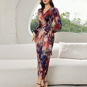 Holly Parker | Printed Wrap Midi Dress For Women