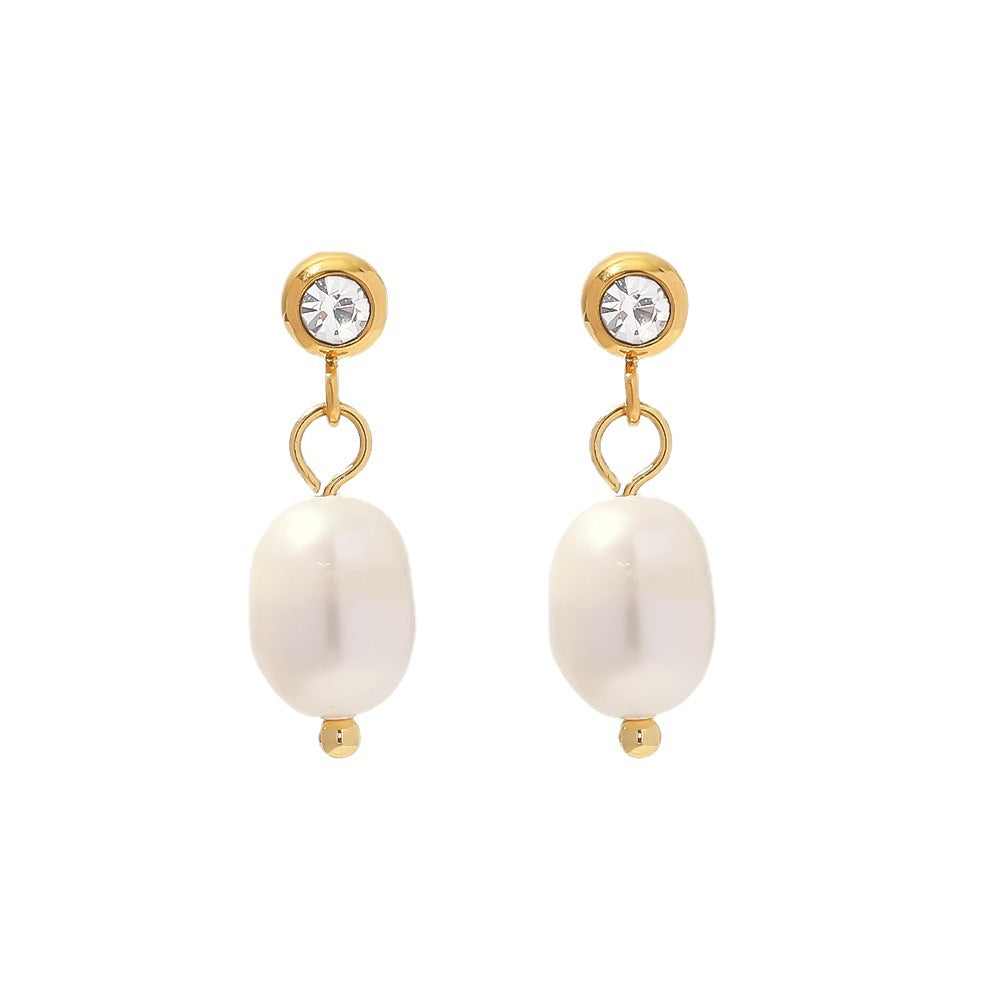 Freshwater Pearl Drop Earrings