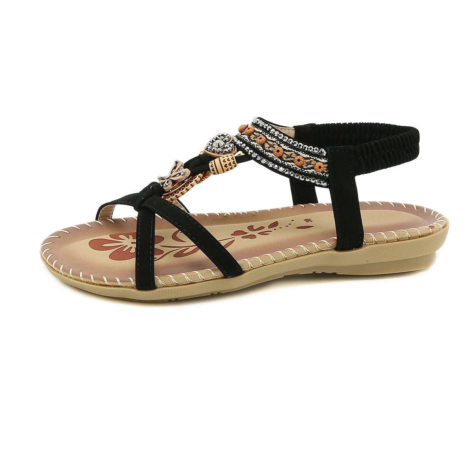Stella Fairgate | Beaded Boho Flat Sandals For Women