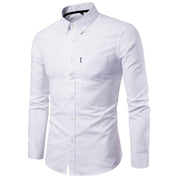 James Mitchell | Slim Fit Long Sleeve Dress Shirt For Men