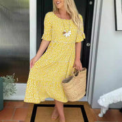 Emma Smith | Polka Dot Midi Dress For Women