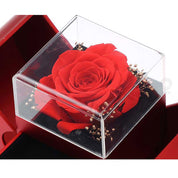 Matilda Cross | Preserved Rose Jewellery Box With Necklace For Women